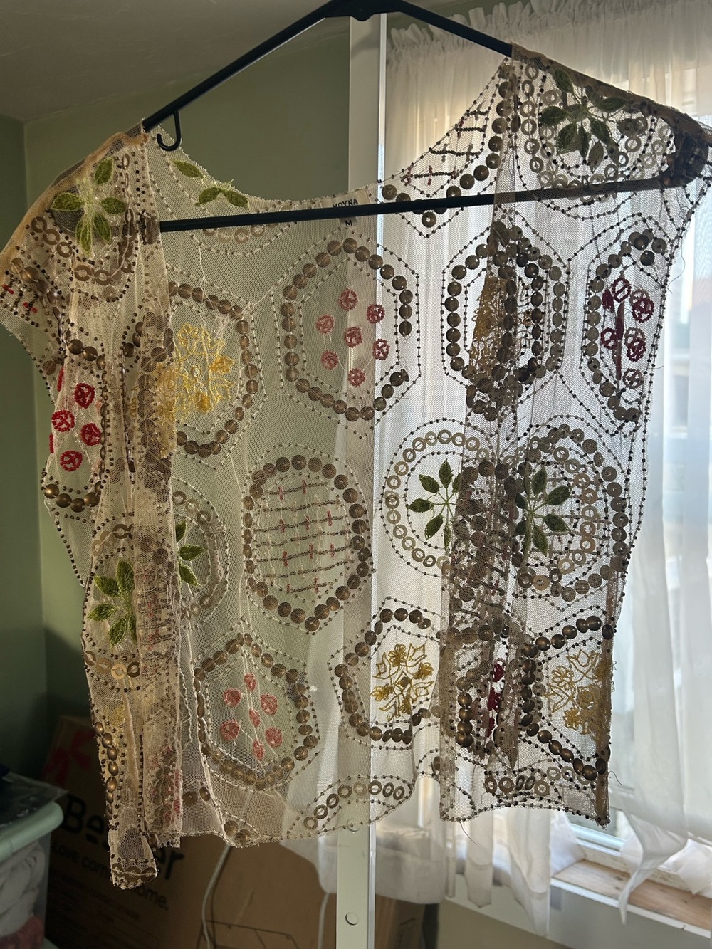 Moyna Enbroidered Vest in multi colors